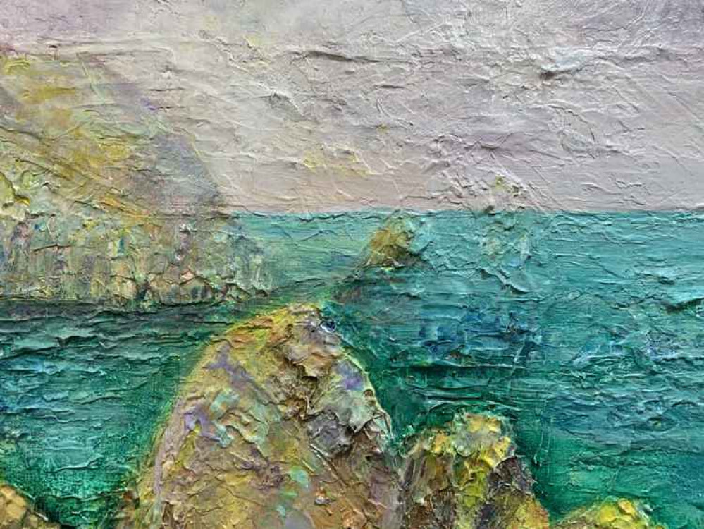 'Rocks at Seal Point' by Susan Hancell 'Rocks at Seal Point' by Susan Hancell