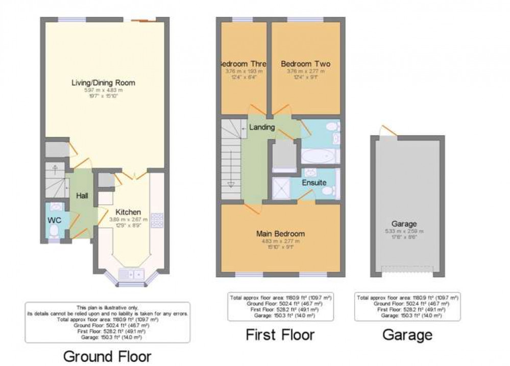 The floor plan of the house (Credit: Gascoigne-Pees)