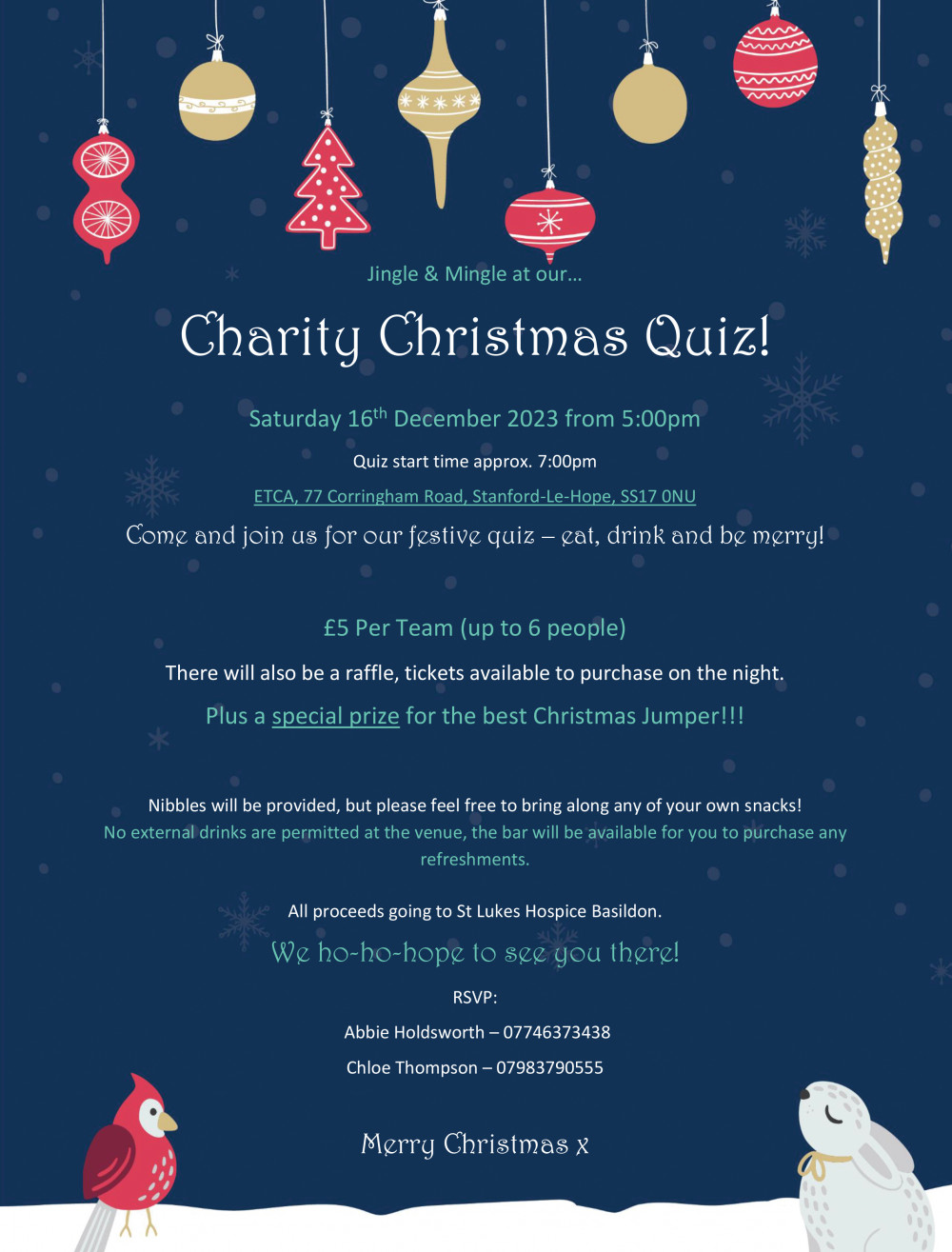 ETCA Christmas Quiz