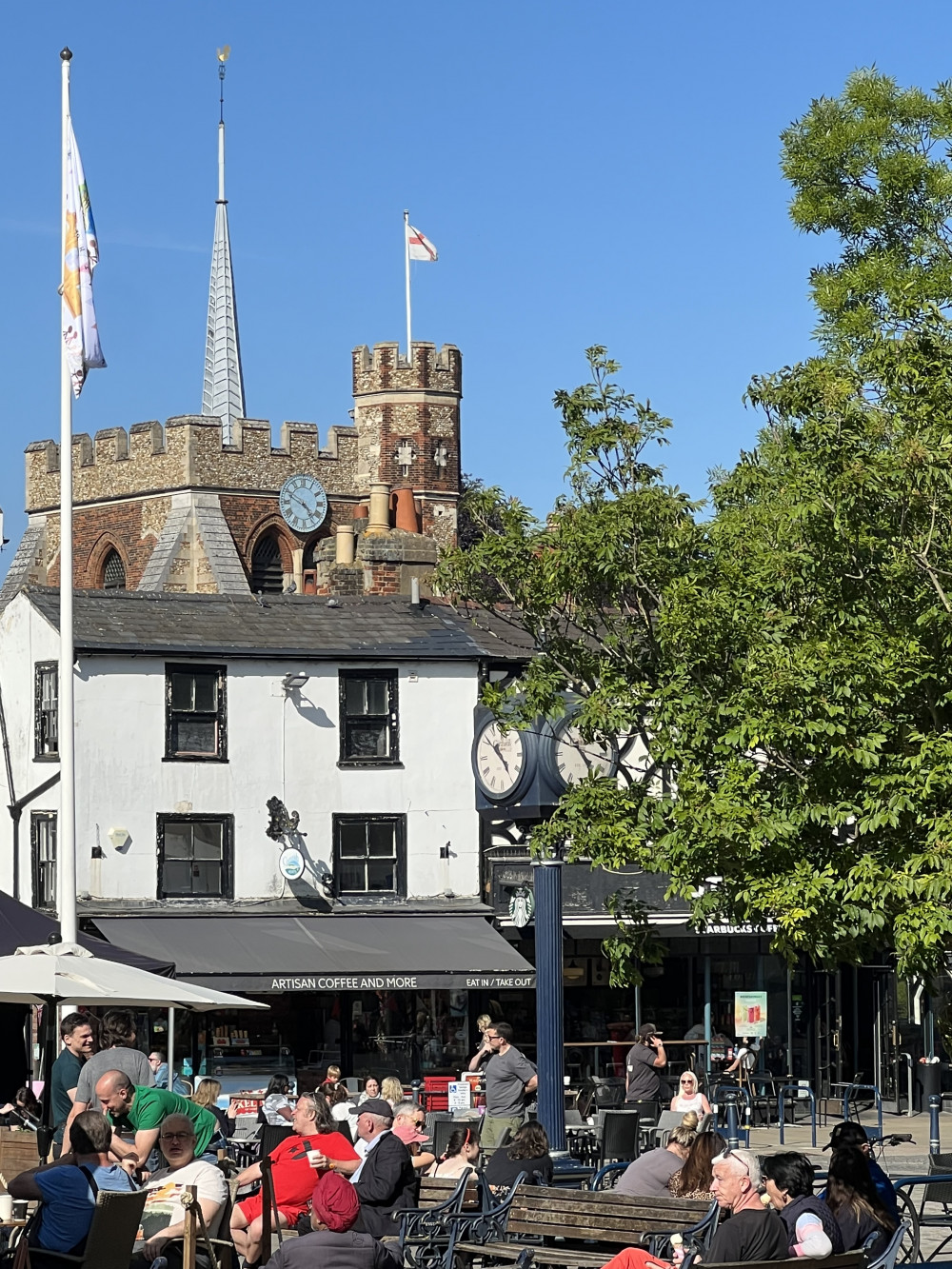 Five jobs available in and around Hitchin right now. PICTURE: Why not get a new job in Hitchin (town centre pictured). CREDIT: Hitchin Nub News 