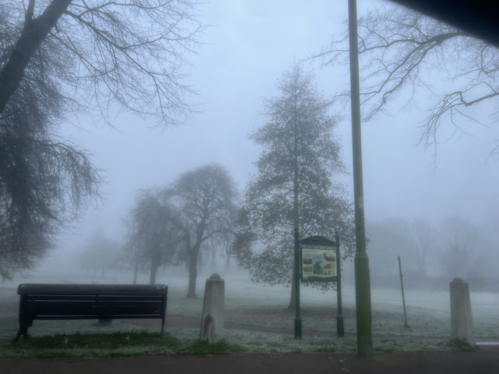 Hitchin set for freezing temperatures. PICTURE: Butts Close on a freezing cold day. CREDIT: Hitchin Nub News