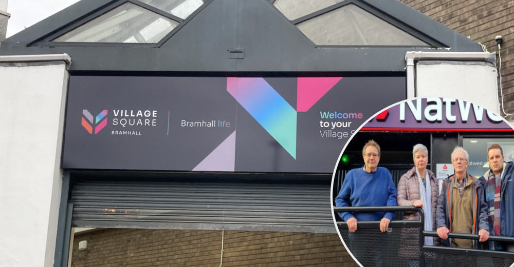 A new in-person banking hub is set to open in Bramhall's Village Square in mid-2024, offering in-person banking services 