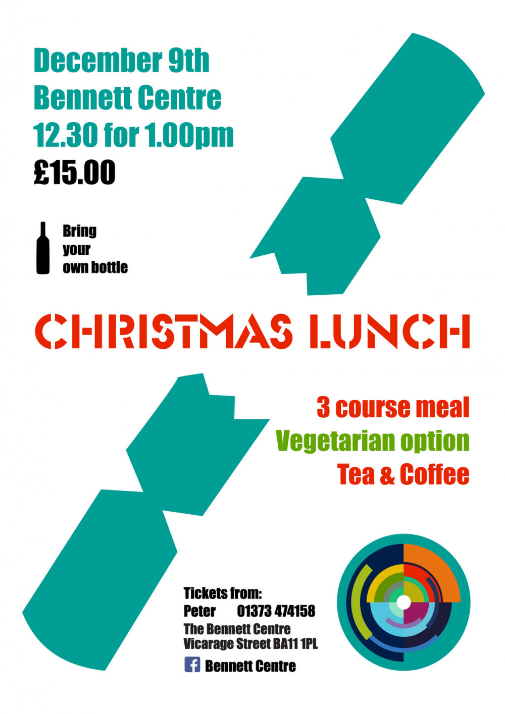 Christmas lunch, £15 for 3 courses