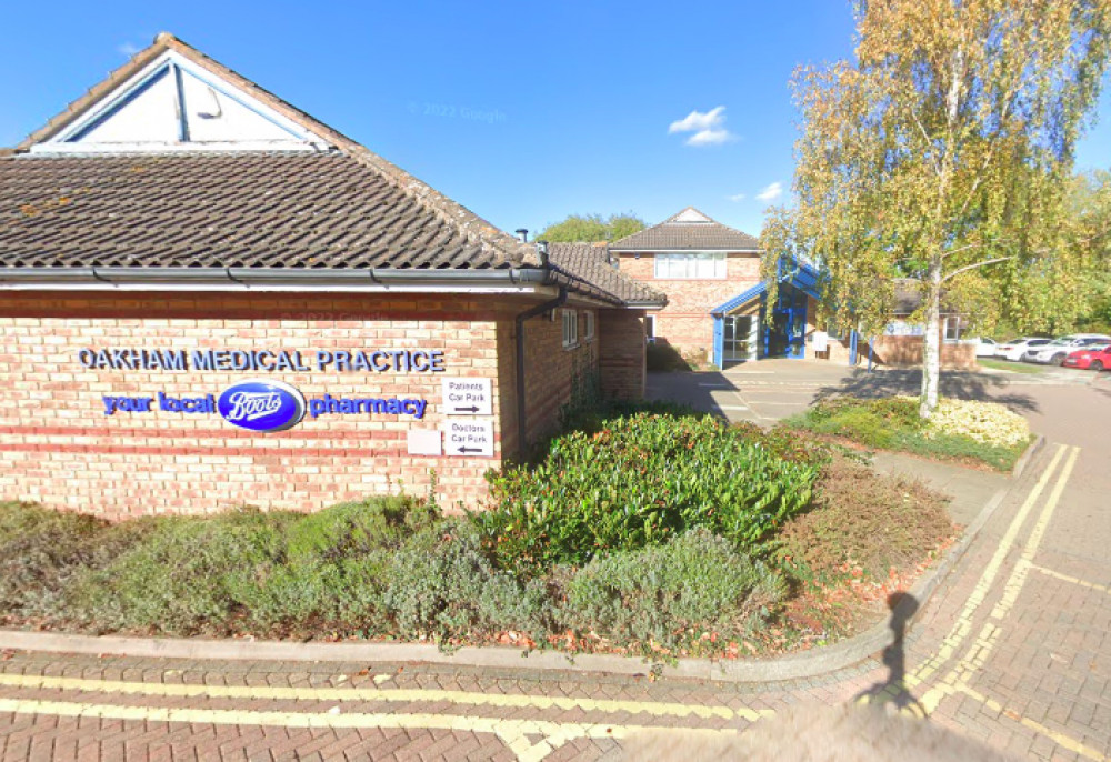 Oakham Medical Practice, Cold Overton Road, Oakham. Image credit: Google Maps. 