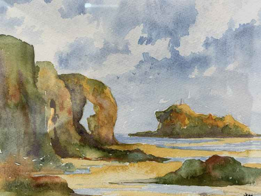 'Cornish Beach' by Jean Harley 'Cornish Beach' by Jean Harley