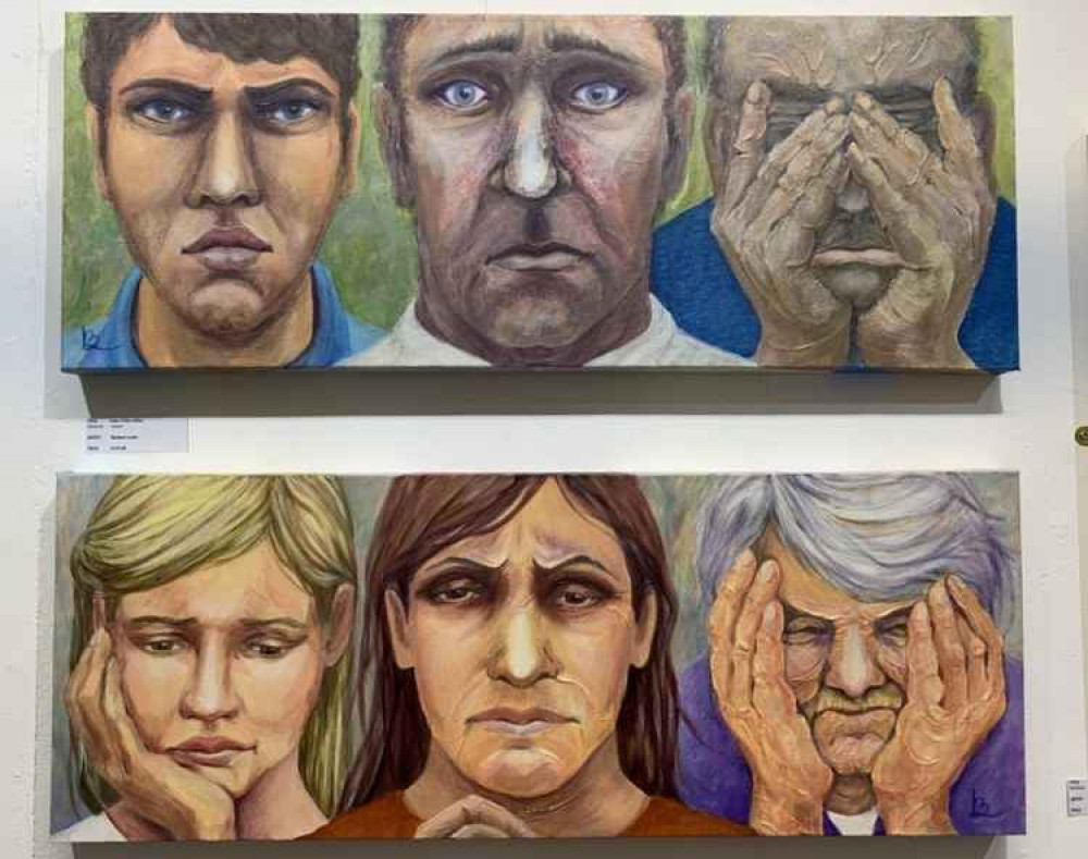 'Take it Like a Man' and 'A Woman's Lot' by Barbara Lewis of The Eddisbury Artists 'Take it Like a Man' and 'A Woman's Lot' by Barbara Lewis of The Eddisbury Artists