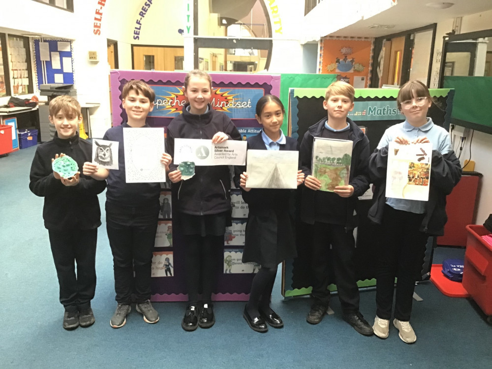 Pupils at Stanford primary. 