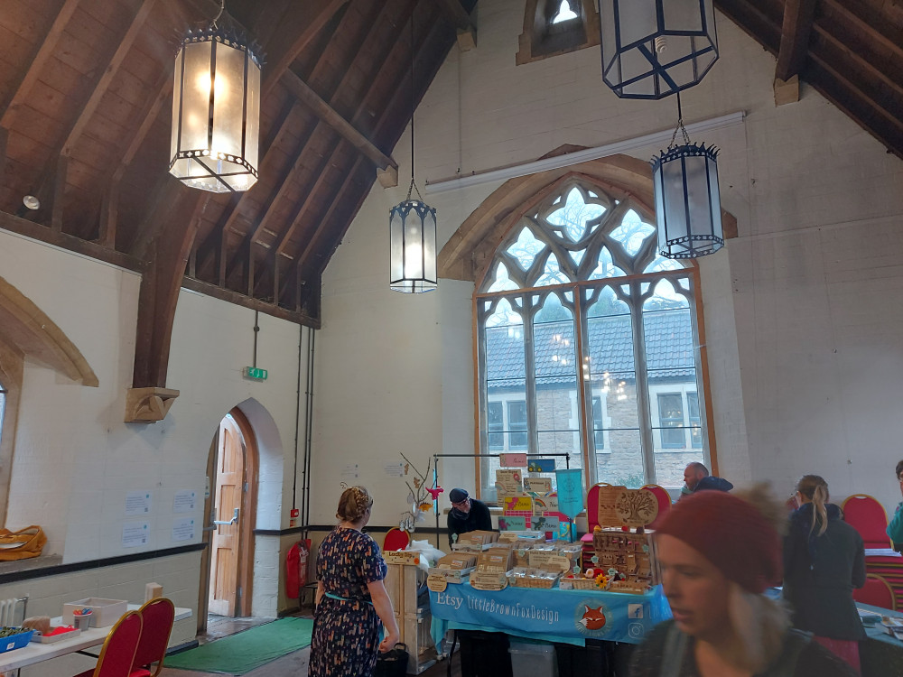 The gorgeous Bennett Centre has an eco fair alongside the market : Photo Frome Nub News 