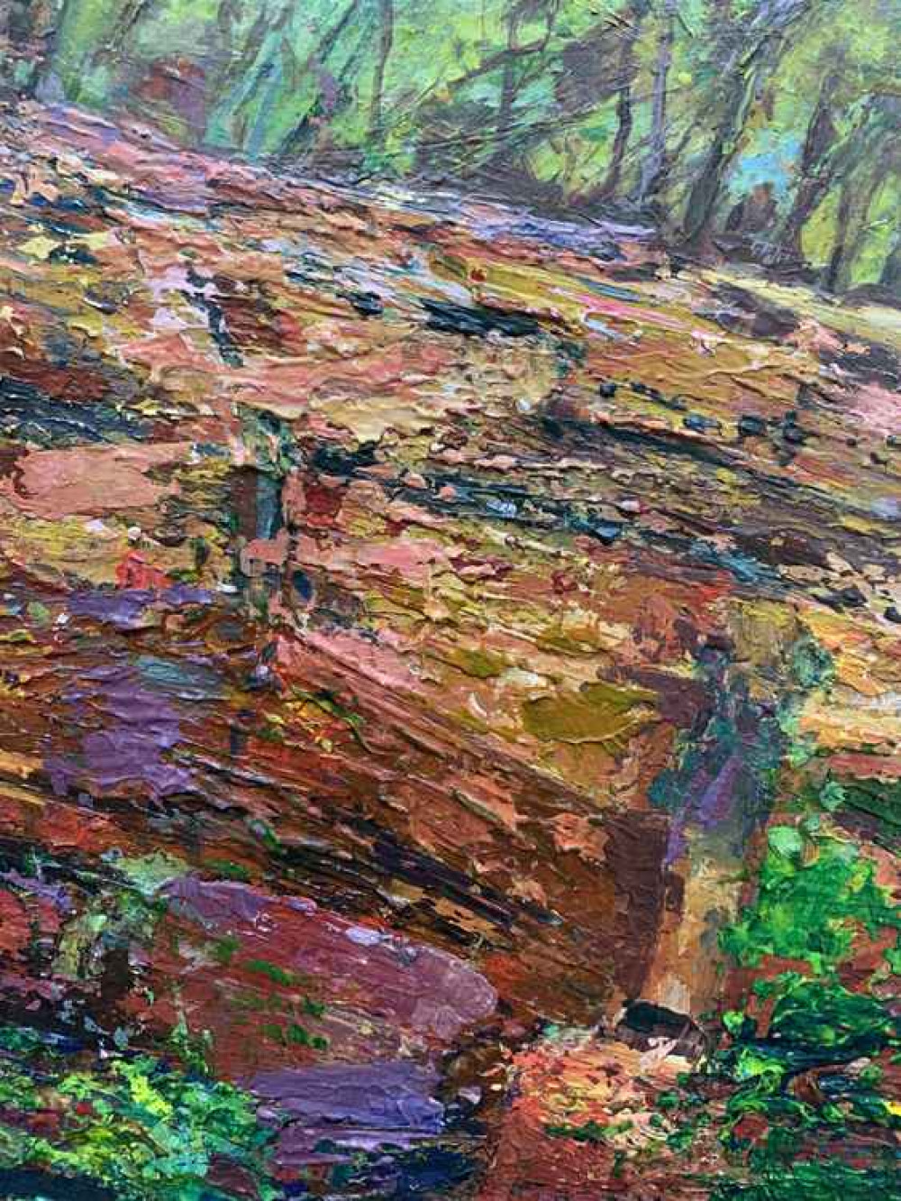 'Dunsdale Hollow' by Susan Hancell of The Eddisbury Artists 'Dunsdale Hollow' by Susan Hancell of The Eddisbury Artists