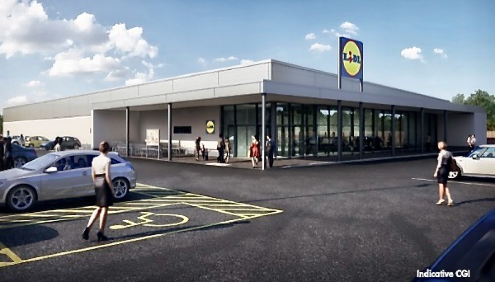 An artist's impression of the proposed new Lidl store in Ashby. All images: Lidl An artist's impression of the proposed new Lidl store in Ashby. All images: Lidl