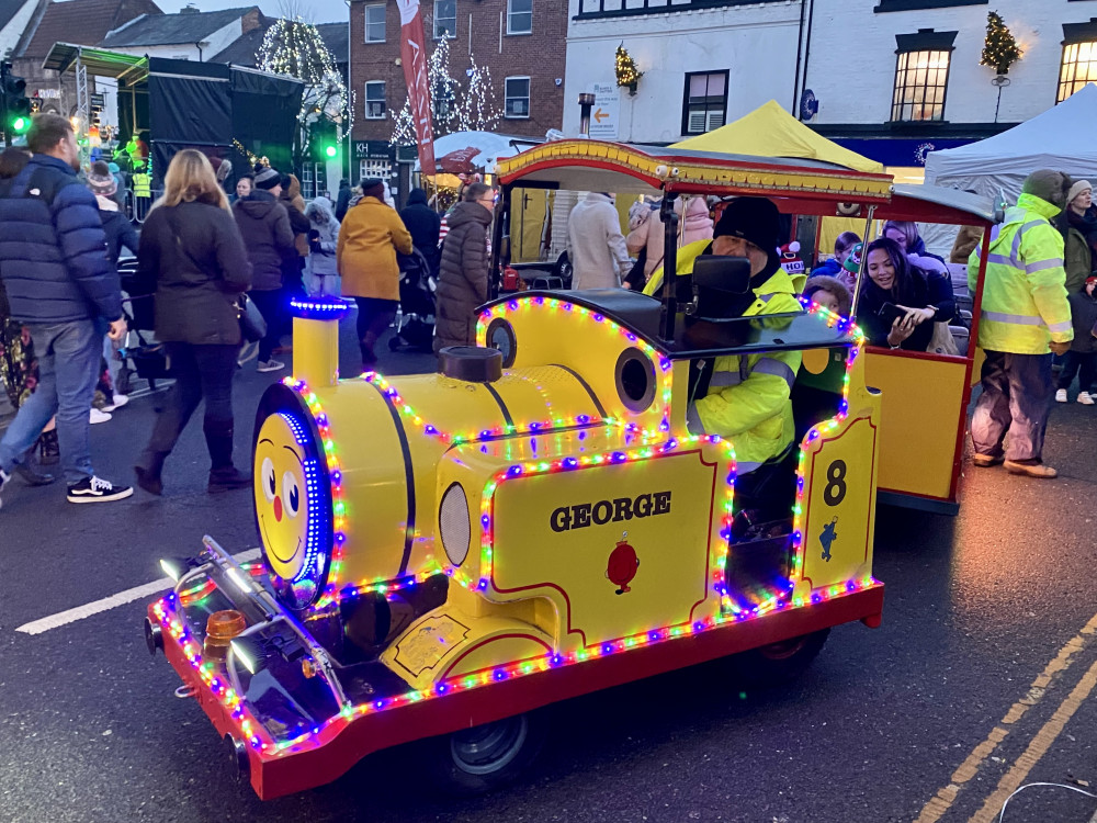 George the Train proved popular at the Ashby Christmas Market. Photos: Ashby Nub News George the Train proved popular at the Ashby Christmas Market. Photos: Ashby Nub News