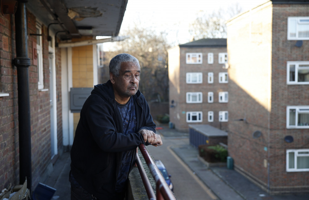 David Todd, a resident in Acton, has to deal with numerous issues in his flat while suffering from breathing and mobility issues due to illness (credit: Facundo Arrizabalaga/MyLondon).