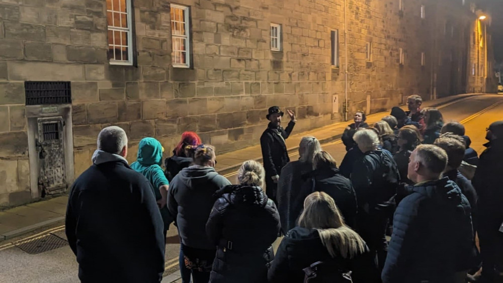 The Weird Walk of Warwick heads to Barrack Street, with the old gaol cell and the former site of the execution scaffold