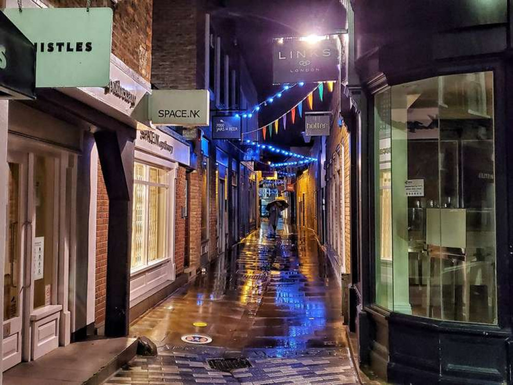 Nikolai also won for his evocative 'Rainy Night Reflections - Blue' photo taken near the marketplace. He won the Landscape/Interiors/Exteriors category (Image: Nikolai Vaisin)