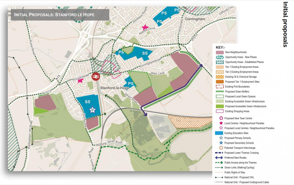 The council's plan for Stanford-le-Hope