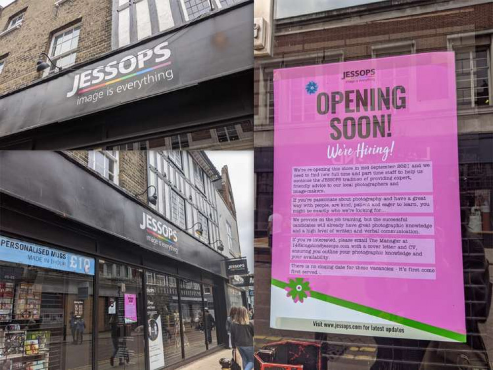 Kingston Jessops is opening soon and looking for staff