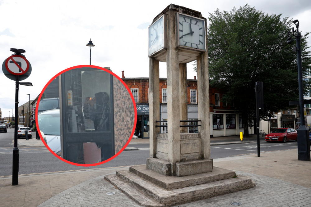 Phone boxes across Ealing have been used for everything but phone calls says Ealing Council Leader, Peter Mason (credit: Facundo Arrizabalaga/MyLondon).