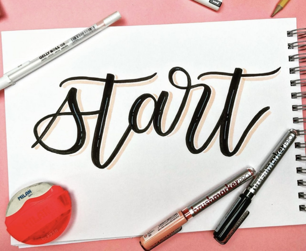 Brush Pen Calligraphy. (Photo: Supplied)