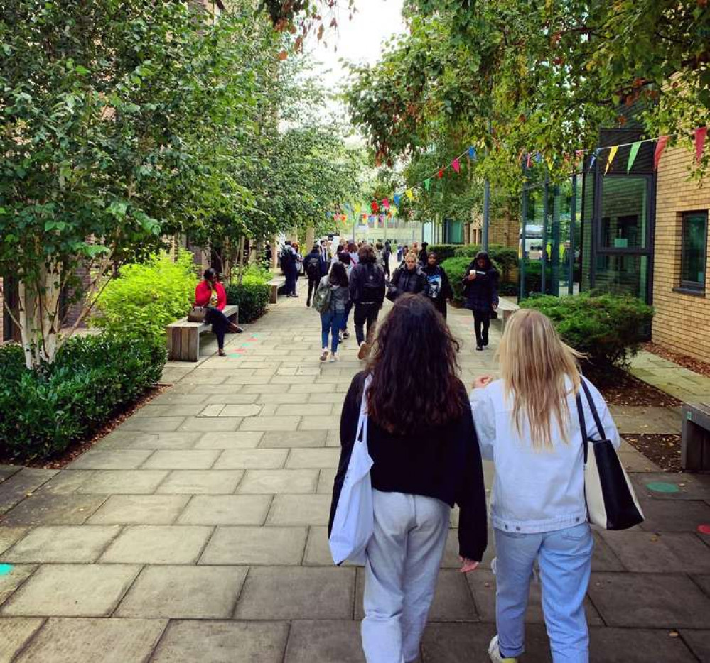 New students walk around Kingston University's campus as Freshers Week 2021 starts (Image: Kingston Uni Music) New students walk around Kingston University's campus as Freshers Week 2021 starts (Image: Kingston Uni Music)