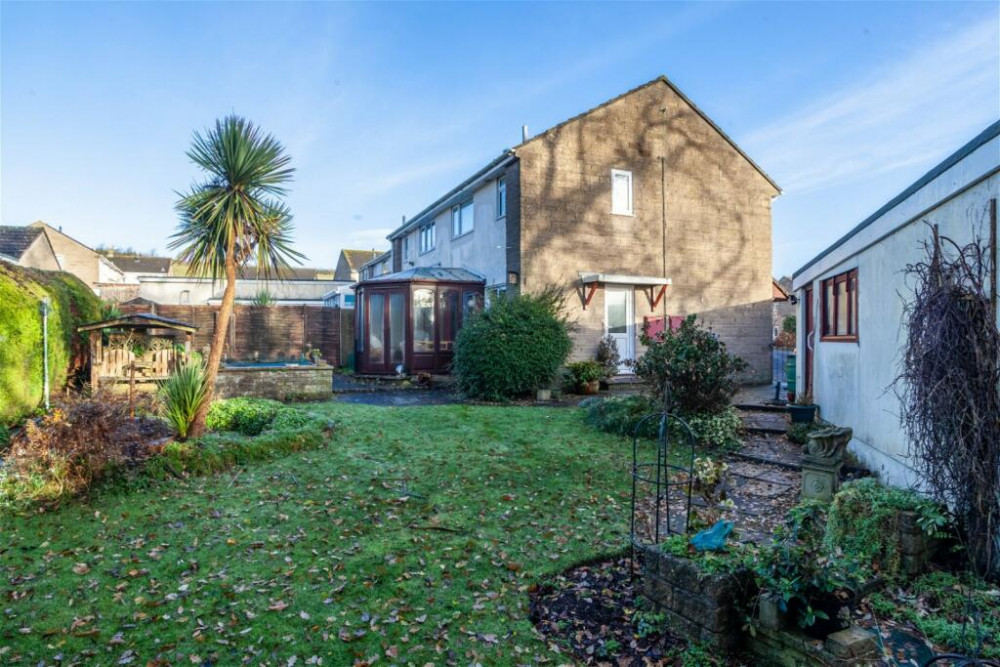 The Midsomer Norton home has three bedrooms and is set on a sizeable plot 