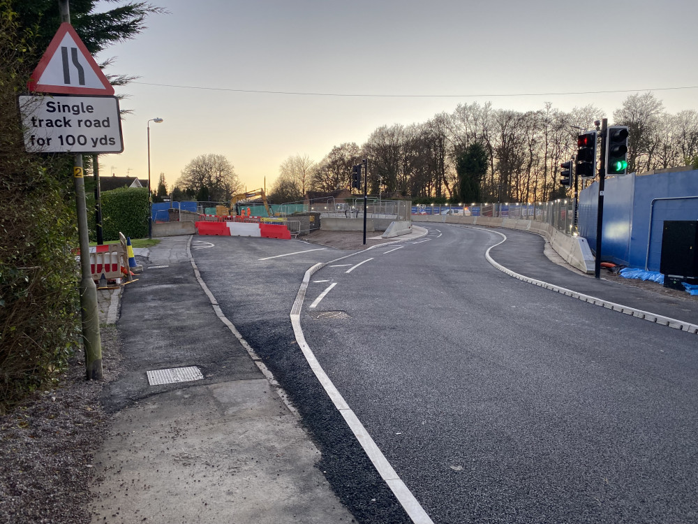 HS2 has built a new bridge at Cromwell Lane (image by James Smith)