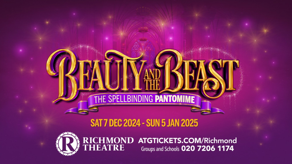 Richmond Theatre announces Beauty and The Beast as their 2024 pantomime. (Photo Credit: Richmond Theatre).