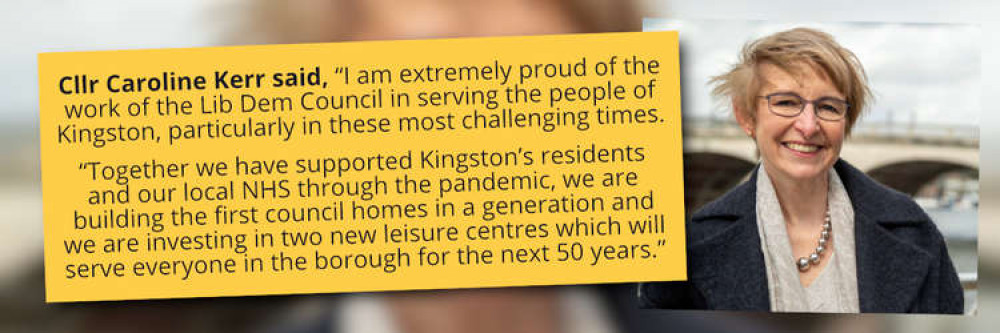 Council Leader Caroline Kerr and her resignation statement Council Leader Caroline Kerr and her resignation statement