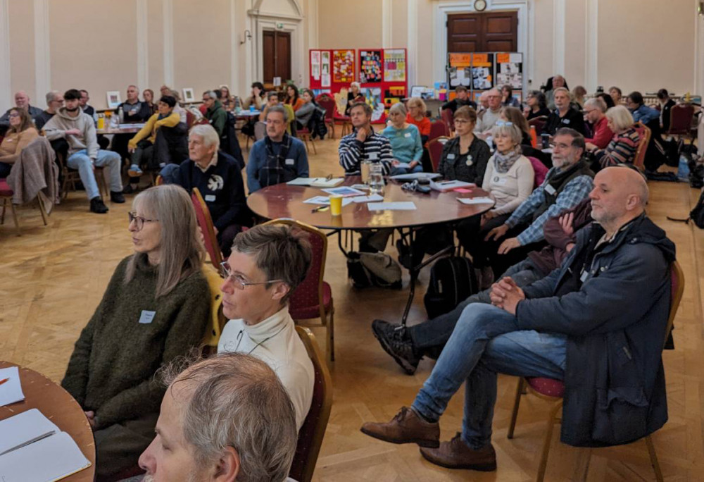 Community Assembly hearing from local experts