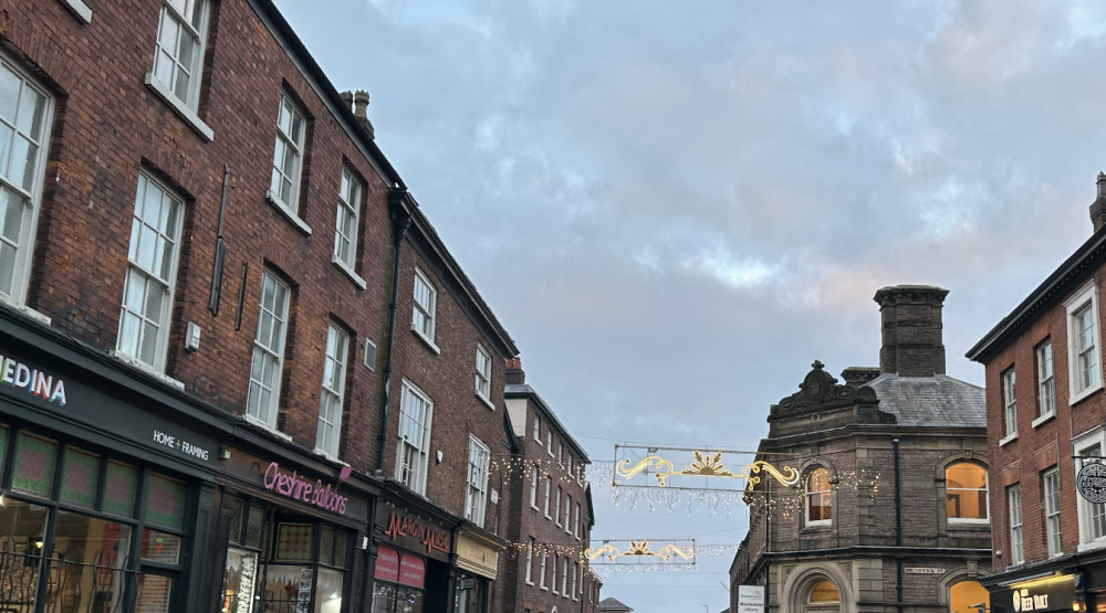 Market Place in Macclesfield, looking towards Jordangate. (Image - Macclesfield Nub News) 
