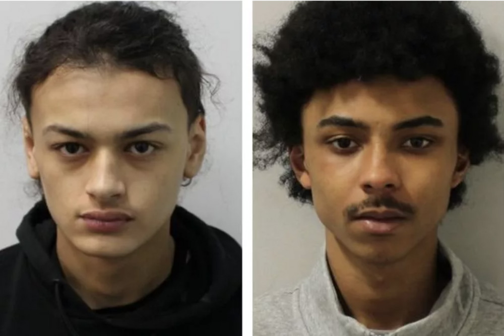 Justin Romano (left) and Leone Davies, both 19, were jailed for life after being convicted of murder (Photo: Met Police)