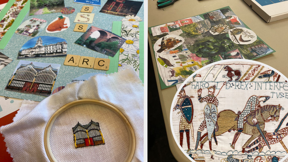 Self Care Creatives is hosting a workshop to produce a textile-based legacy artwork to celebrate the history of Stockport (Image - Self Care Creatives / Public Domain)