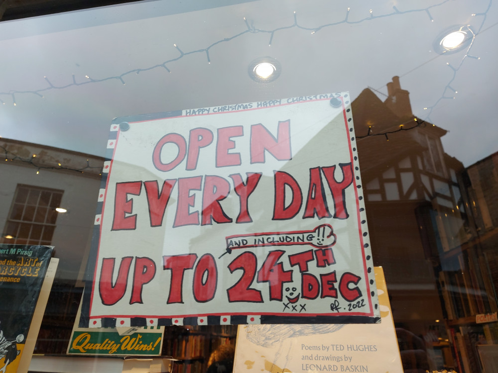 Forgotten something ? You could buy a last minute gift from the Frome bookshop on King Street photo Frome Nub News Forgotten something ? You could buy a last minute gift from the Frome bookshop on King Street photo Frome Nub News