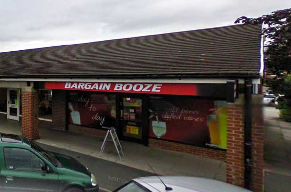 Bargain Booze, Kings Drive, Wistaston, permanently closed on Friday 15 December, with the shop fully cleared out the day after (Google).