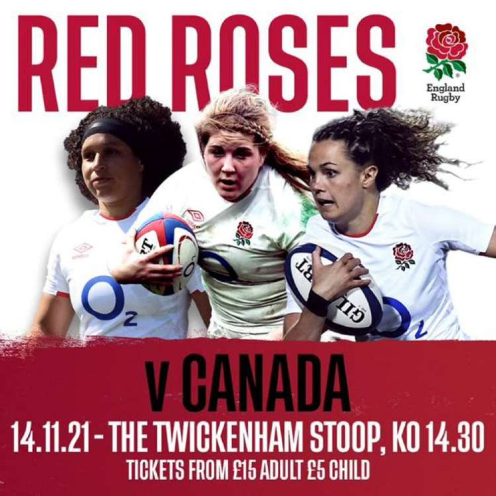 England's Red Roses rugby squad take on Canada at Twickenham this weekend