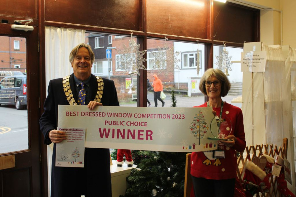 The Attic – Winner of the public vote for the 2023 Best Dressed Window Award. Photos: North West Leicestershire District Council