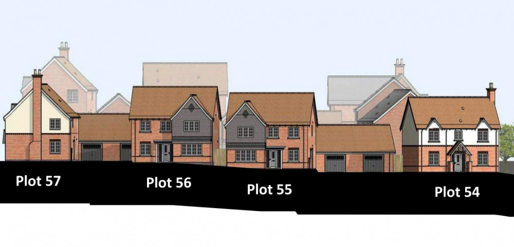 Warwick District Council has granted full planning permission for the estate off Gallows Hill (image via planning application)