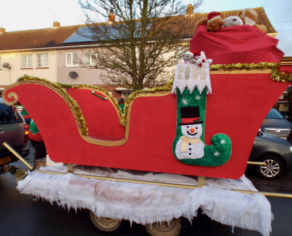 Santa delivered presents in Shotley (Picture: Nub News) Santa delivered presents in Shotley (Picture: Nub News)