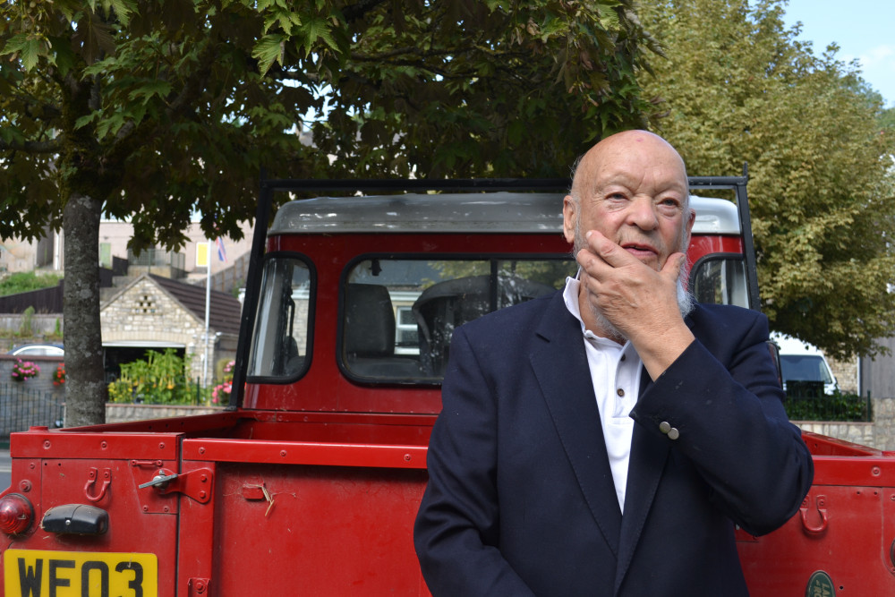 Michael Eavis in Radstock in 2021. Photo Nub News