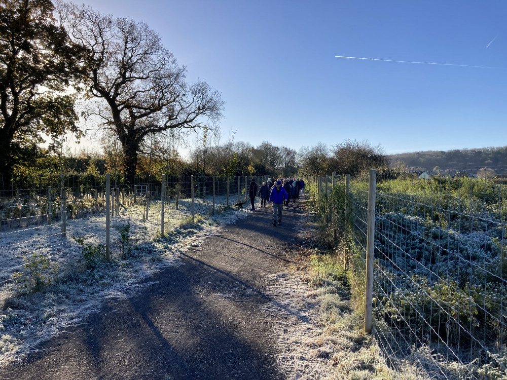 The New Sandford Link On The Strawberry Line. CREDIT: Daniel Mumby. 