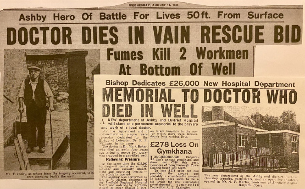 Some of the newspaper cuttings about the tragedy involving Dr Baker. Courtesy of Elite Tuition Group and Dr Baker's family