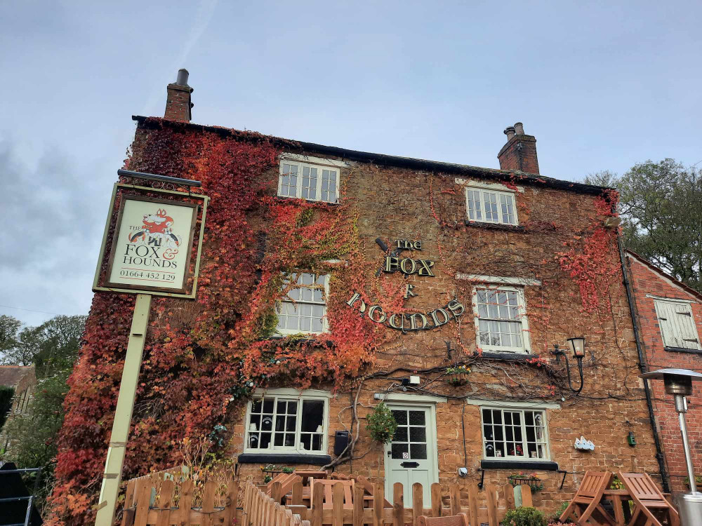 The Fox and Hounds, Knossington, serve a range of homemade meals, as well as soft and alcoholic beverages. Image credit: Nub News.