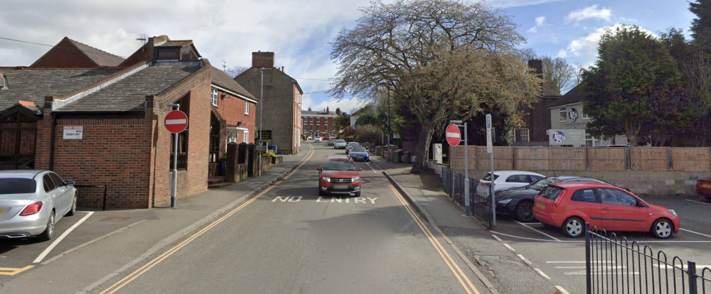 The no-entry signs in South Street inform drivers of the one-way system. Photo: Instantstreetview.com