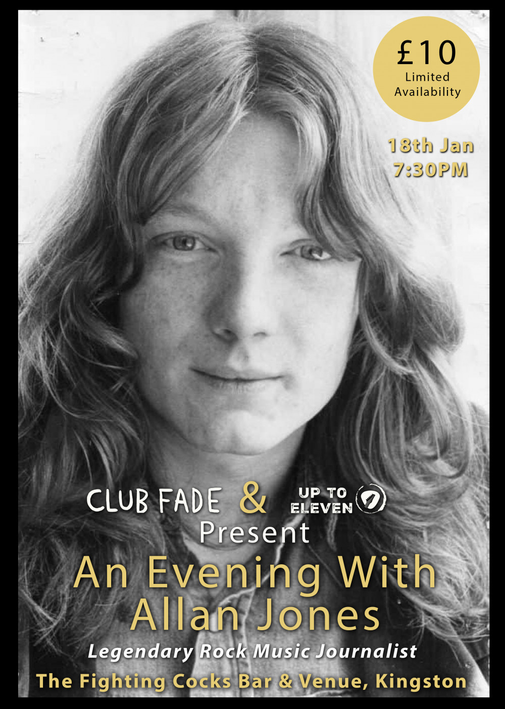 An Evening With Allan Jones. (Photo: Supplied)