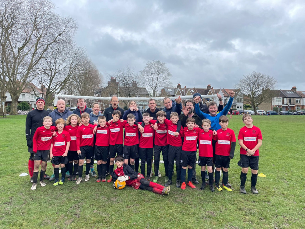 Parents scrape win in Moormead FC's annual parents vs boys match. (Photo Credit: Martin Riddett).