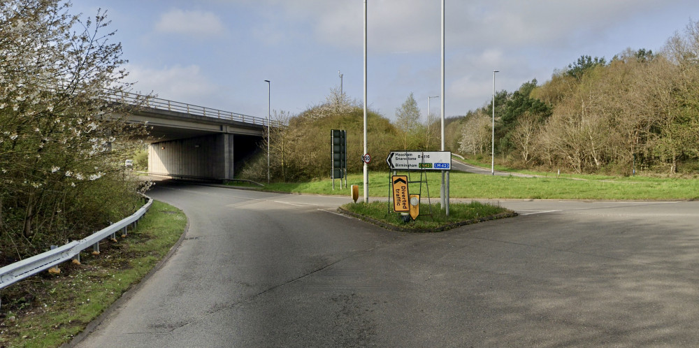 The area around the A42 roundabouts between Ashby and Measham will be affected. Photo: Instantstreetview.com