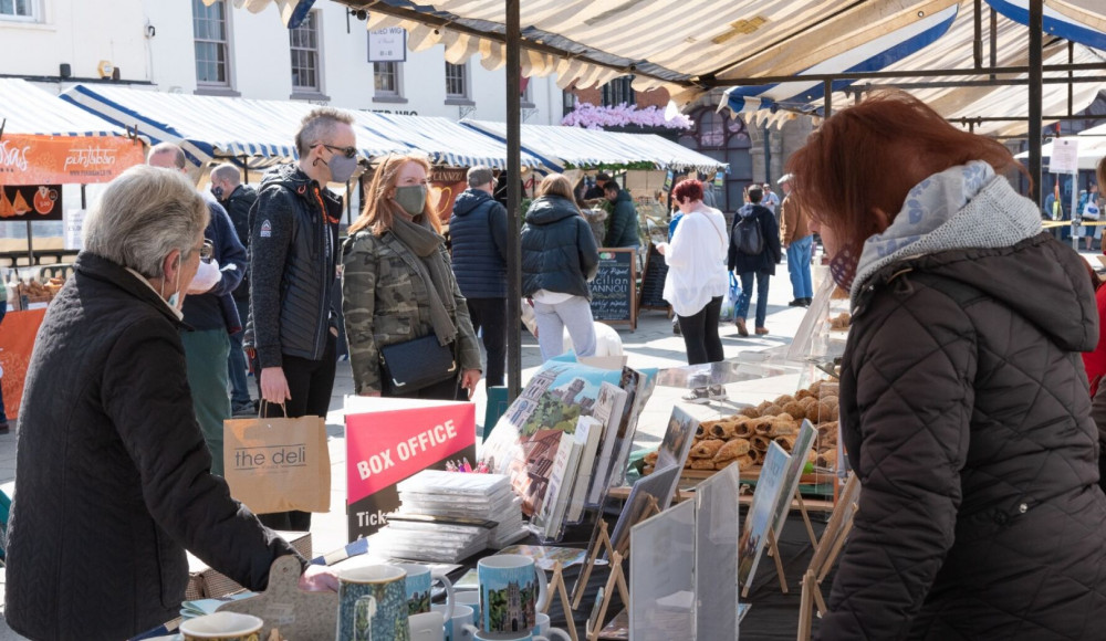 Warwick Market is back on Saturday (image via CJ's Events Warwickshire)