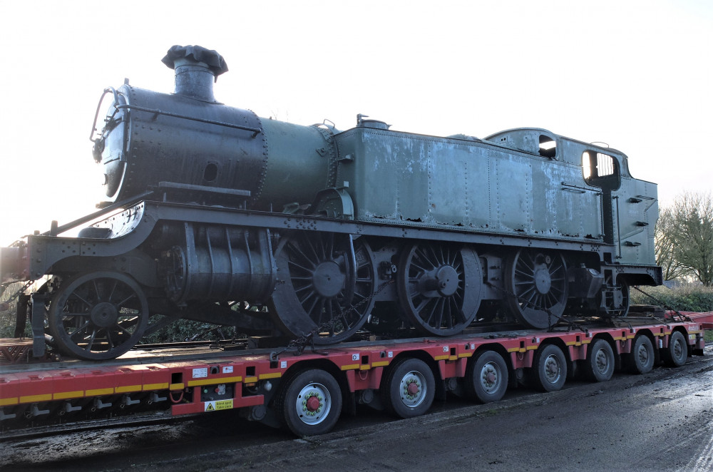 4110 on its way to The East Somerset Railway 4110 on its way to The East Somerset Railway