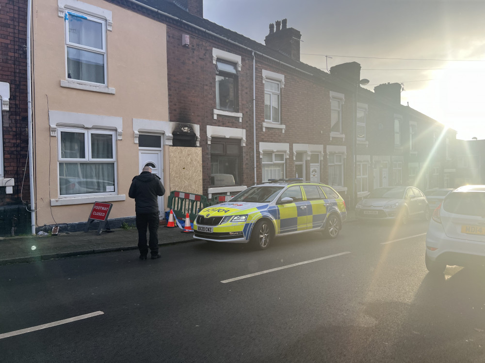 Police and firefighters were called to a house on Eagle Street, Hanley, on Saturday morning (Nub News).