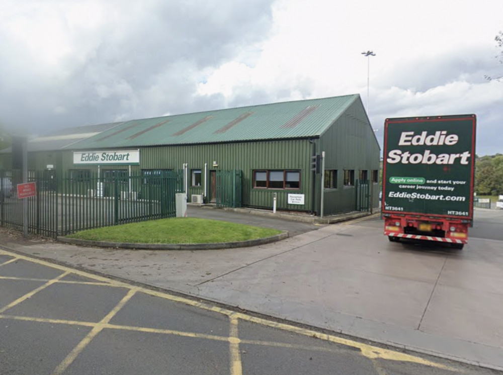 Eddie Stobart will move from its current site in Hanchurch to the former Ham Baker site in Etruria (Google).