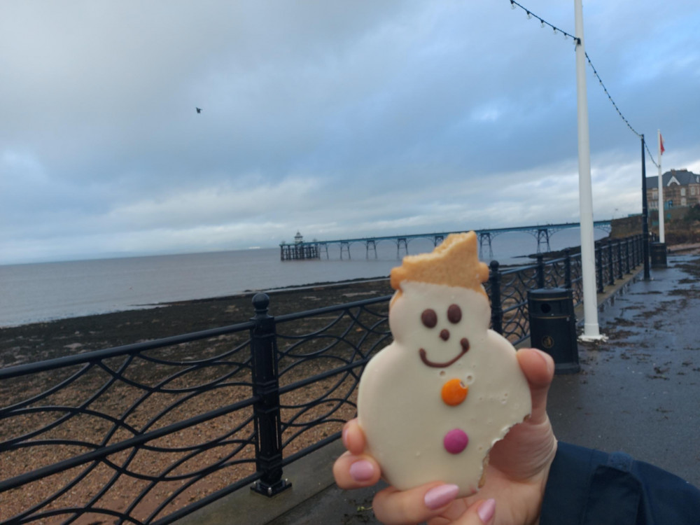 This may be the closest you get to making a snow man Midsomer Norton. File photo of a biscuit snowman from Parsons Bakery